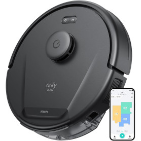 Aspirateur Robot Intelligent eufy L60, avec Navigation Laser, 100 minutes d’autonomie pour Sols durs et tapis