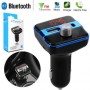 Kit voiture Bluetooth X9 Transmetteur FM sans fil Double chargeur USB Lecteur MP3 audio