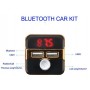 Kit voiture Bluetooth X9 Transmetteur FM sans fil Double chargeur USB Lecteur MP3 audio
