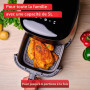 Friteuse à Air Chaud Tefal Easy Fry Max EY2458, 5 L, 10 Programmes, Écran Tactile