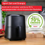 Friteuse à Air Chaud Tefal Easy Fry Max EY2458, 5 L, 10 Programmes, Écran Tactile