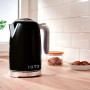Bouilloire Électrique SILVERCREST®, 1.7 L, 2600 à 3100 W, Inox, Noir