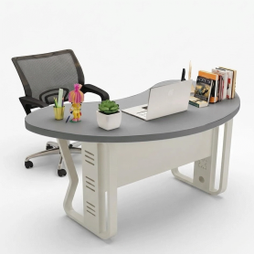 Bureau Design Arche Crescent UL-25SD0208,120x80 cm, Table PC pour Chambre, bureau, jeux, cybercafé