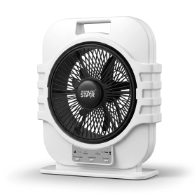 Ventilateur de Table WINNING STAR ST-4057, Rechargeable 12" 34W avec Lumière LED