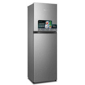 Réfrigérateur Hisense 200DR à Double Portes 154L, Silver, Top Freezer, Éco-énergétique & Silencieux