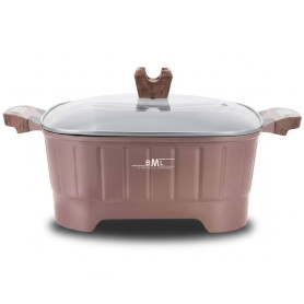 Cuisinière électrique multifonctionnelle BML-2019C 9-en-1, 8 Litres, avec Panier vapeur