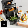 Friteuse à Air Taurus Duo Slim – 13L, 2800W, 2 Paniers, 10 Programmes