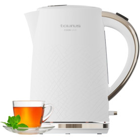 Bouilloire Électrique Taurus Fusion Wave, 1.7L, 2200W, Base 360°