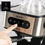 Cafetière Expresso Taurus Trento, 20 Bar, 1.5L, Vaporisateur à Lait