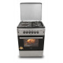 Cuisinière mixte Westpool, 60x60 cm, 2 feux gaz + 2 plaques électriques, Four Mixte