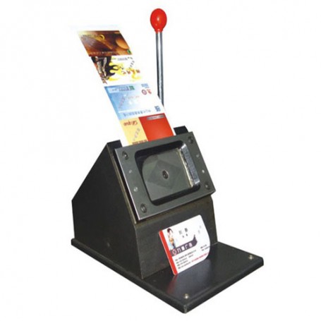 Machine de découpage professionnelle pour carte de visite, de crédit et de badge identification.