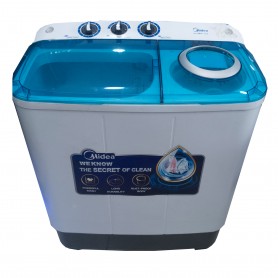 Machine à laver semi-automatique Midea 7KG, Minuterie de lavage et d'essorage