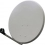 Smart Antenne satellite Sat 80 cm, 10,75 - 12,75 GHz, Acier - Blanc
