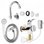 Chauffe-eau électrique instantané de douche, robinet de cuisine, Capacité 25 L, 3000W, blanc
