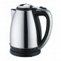 Bouilloire électrique Inox Baraca 1.8 litres, Rouge, couvercle articulé à ouverture large - AB01