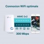 Répéteur WiFi TP-Link N300, 1 Port Ethernet, couvre jusqu'à 90, Compatible avec toutes les box internet