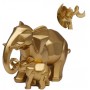 Sculpture 3D Éléphant Mère et enfant idéale pour la décoration de votre maison et du bureau