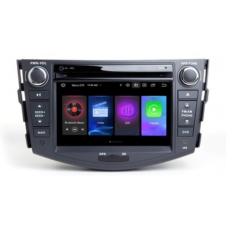 Lecteur DVD auto Android pour Toyota RAV4, Bluetooth, SUV stéréo, Camera  GPS, FM USB, SD, entrée