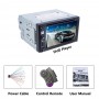 Lecteur DVD audio de voiture universel 6,2 pouces tactile, Bluetooth, CD, MP3/MP4, FL, TV