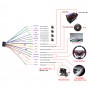 Lecteur DVD audio de voiture universel 6,2 pouces tactile, Bluetooth, CD, MP3/MP4, FL, TV