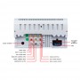 Lecteur DVD audio de voiture universel 6,2 pouces tactile, Bluetooth, CD, MP3/MP4, FL, TV