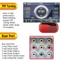 Lecteur DVD audio de voiture universel 6,2 pouces tactile, Bluetooth, CD, MP3/MP4, FL, TV