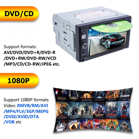 Acheter Lecteur DVD portable écran rotatif 14 pouces DVD multimédia pour  jeu TV fonction Support MP3 MP4 VCD lecteur CD pour la maison et la voiture