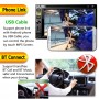 Lecteur DVD audio de voiture universel 6,2 pouces tactile, Bluetooth, CD, MP3/MP4, FL, TV