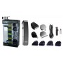 Tondeuse HTC AT-1201 multifonction 5 en 1, USB sans fil pour nez, cheveux barbe électrique rechargeable