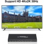 Répartiteur HDMI, 1x8 ports, full HD 4Kx2K, 340MHz, Support 3D, 10.2 Gbit/s, 380mA