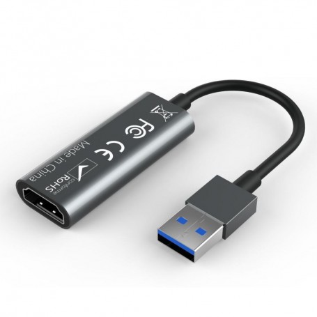 Carte d'acquisition vidéo USB 2.0, HDMI, câble mâle à mâle 80cm
