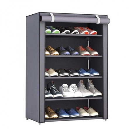 Armoire étagère à chaussures HCX 4 couches, pliable et portable B-4