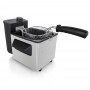 Friteuse à huile, Orbegozo FDR 18, 1.5L, en acier inoxydable, 1000W réglable jusqu'à 190ºC