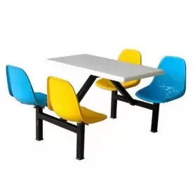 Chaises de table en fibre de verre RX-L14090301, pour restaurant, marché, cantine, place publique