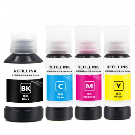 Encre Imprimante en couleur pour Epson série 101 L3110, L1110, 3100, 3101, 3110, 3150, 5190