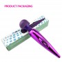 Vibromasseur AV, Capricon, réglable, USB, rechargeable, puissant et silencieux rose pour femmes