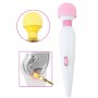 Vibromasseur AV, Capricon, réglable, USB, rechargeable, puissant et silencieux rose pour femmes