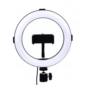 Anneau de table lumière Selfie avec Trépied, 3 modes d’éclair