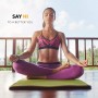 Tapis de Yoga TPE Antidérapant Double Couleur 183×61x2 cm – Épaisseur 6 mm Écologique