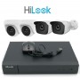 Kit de caméra HiLook TurboHD, enregistreur hybride, 3,6 mm distance focale, Angle de vue H 70.9°, 20m LED infrarouges