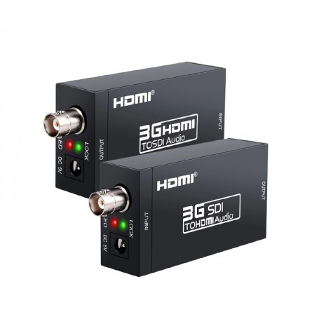 Adaptateur convertisseur signaux cameras SDI, 3G-SDI vers HDMI, 1080P pour TV, moniteur, projecteur