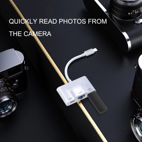 Adaptateur pour Caméra Apple Lightning vers USB 