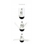 Ampoule ventilateur LED de musique, Star Starry Music, 3 ailles, Bluetooth, Télécommande, multicolore
