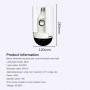 Ampoule ventilateur LED de musique, Star Starry Music, 3 ailles, Bluetooth, Télécommande, multicolore