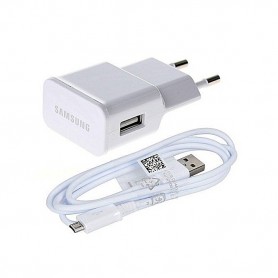 Chargeur 2 A avec Câble Micro USB 1,2 m - Blanc