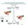 Câble composite Audio Video - AV, 3 RCA Male vers 3 RCA Male, 10 mètres