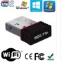 Mini Adaptateur WiFi Dongle 802.11n, 2.4 Ghz, Wireless N, USB, avec utilitaire soft AP Wi-Fi et Pilote